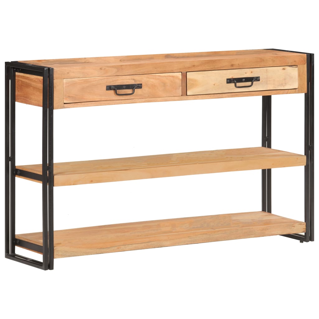 Dressoir 120x30x75 cm massief acaciahout is nu te koop bij PeponiXL, paradijselijk wonen!