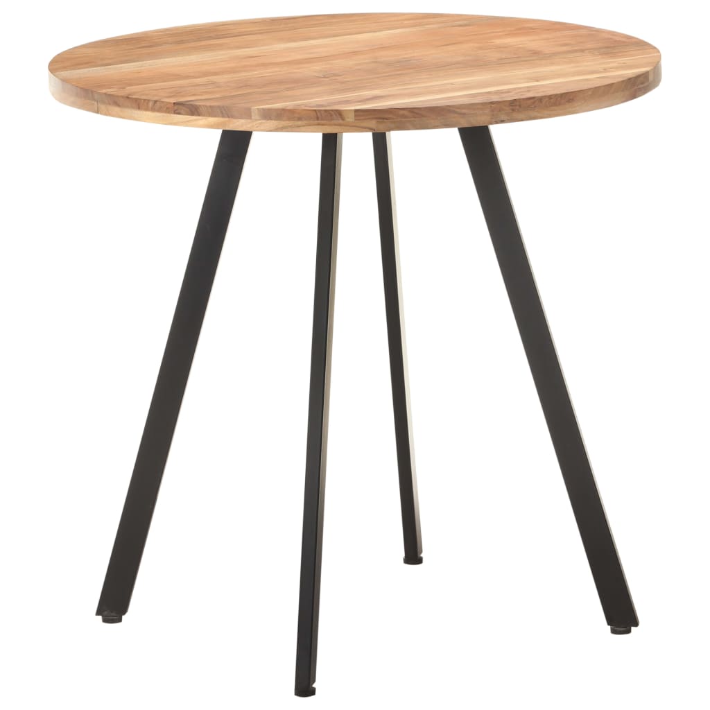 Eettafel 80 cm massief acaciahout is nu te koop bij PeponiXL, paradijselijk wonen!