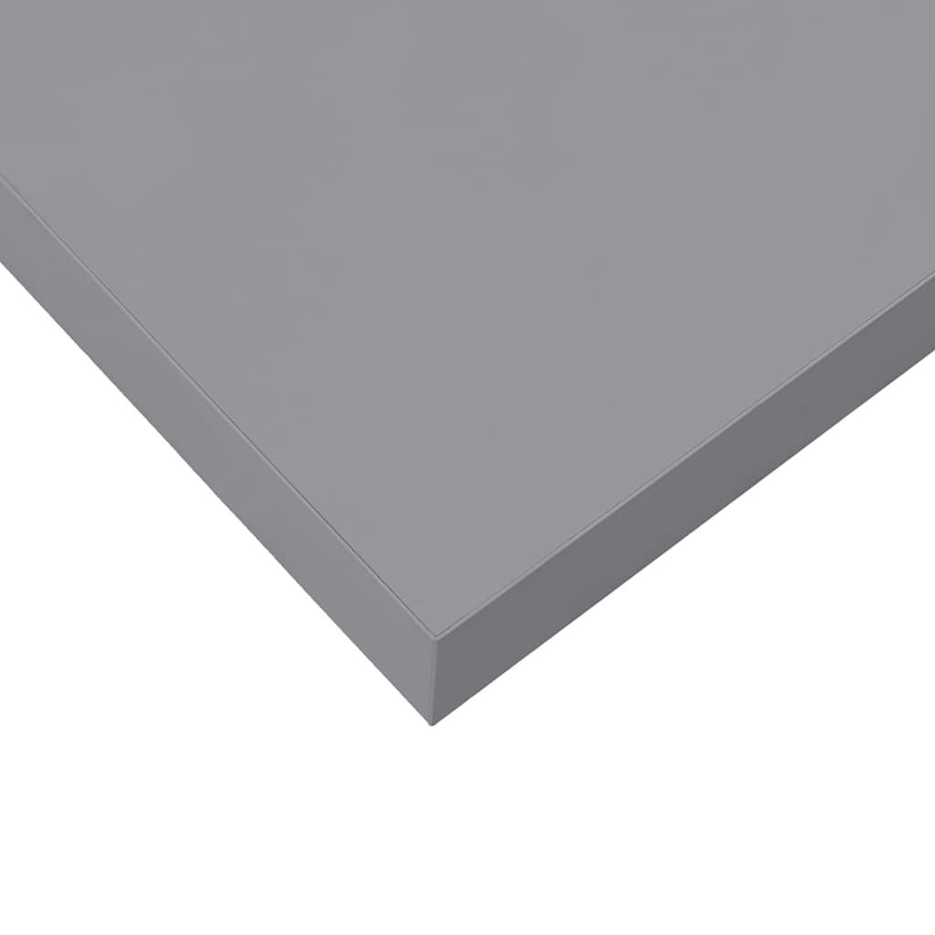 Wandschap zwevend 23x23,5x3,8 cm MDF grijs is nu te koop bij PeponiXL, paradijselijk wonen!