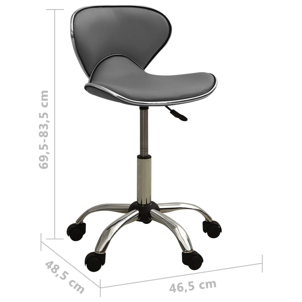 Salonkruk kunstleer grijs is nu te koop bij PeponiXL, paradijselijk wonen!