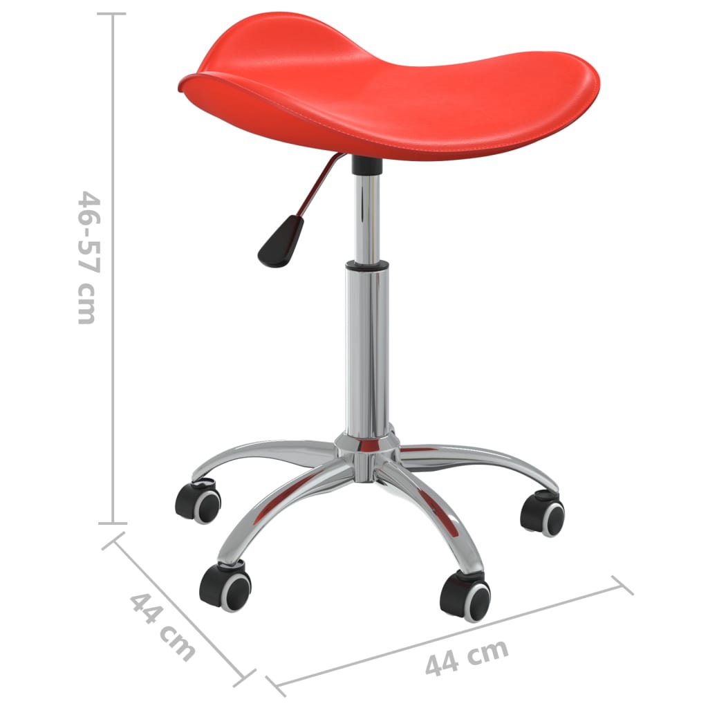 Salonkruk kunstleer rood is nu te koop bij PeponiXL, paradijselijk wonen!