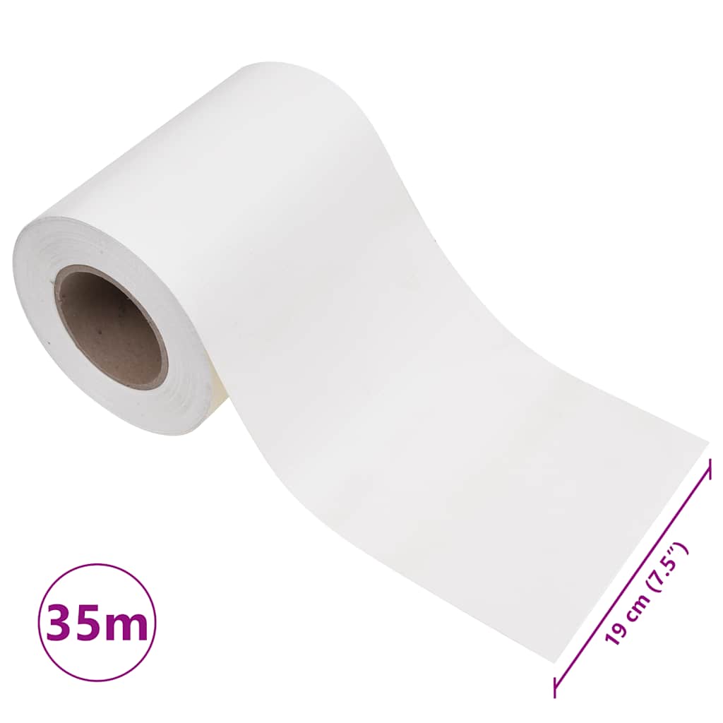Tuinschermen 4 st 35x0,19 m PVC wit is nu te koop bij PeponiXL, paradijselijk wonen!