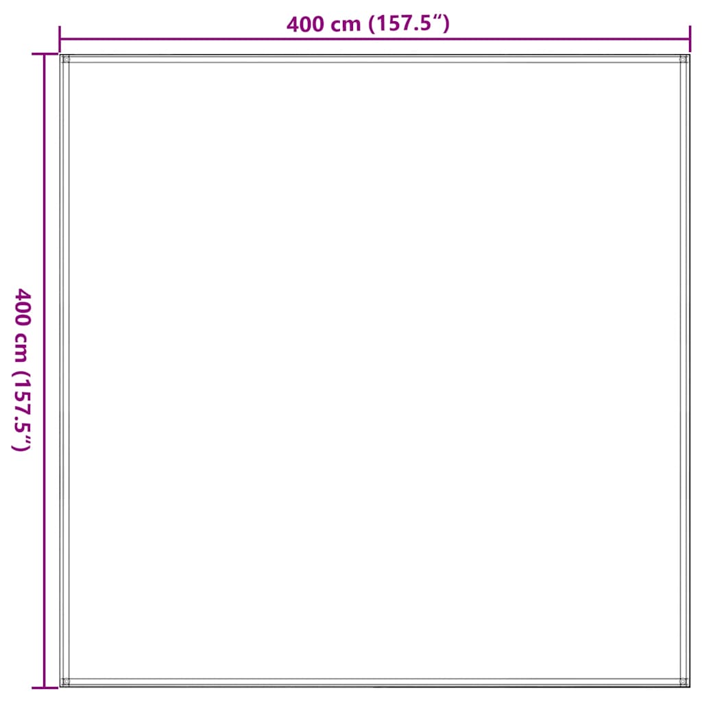 Tenttapijt 400x400 cm HDPE blauw is nu te koop bij PeponiXL, paradijselijk wonen!