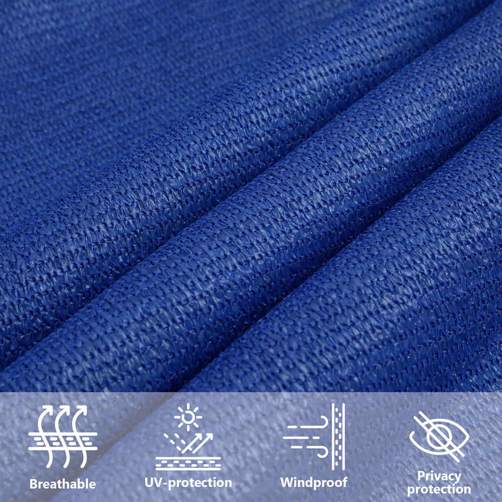 Zonnezeil 160 g/m² rechthoekig 5x6 m HDPE blauw is nu te koop bij PeponiXL, paradijselijk wonen!