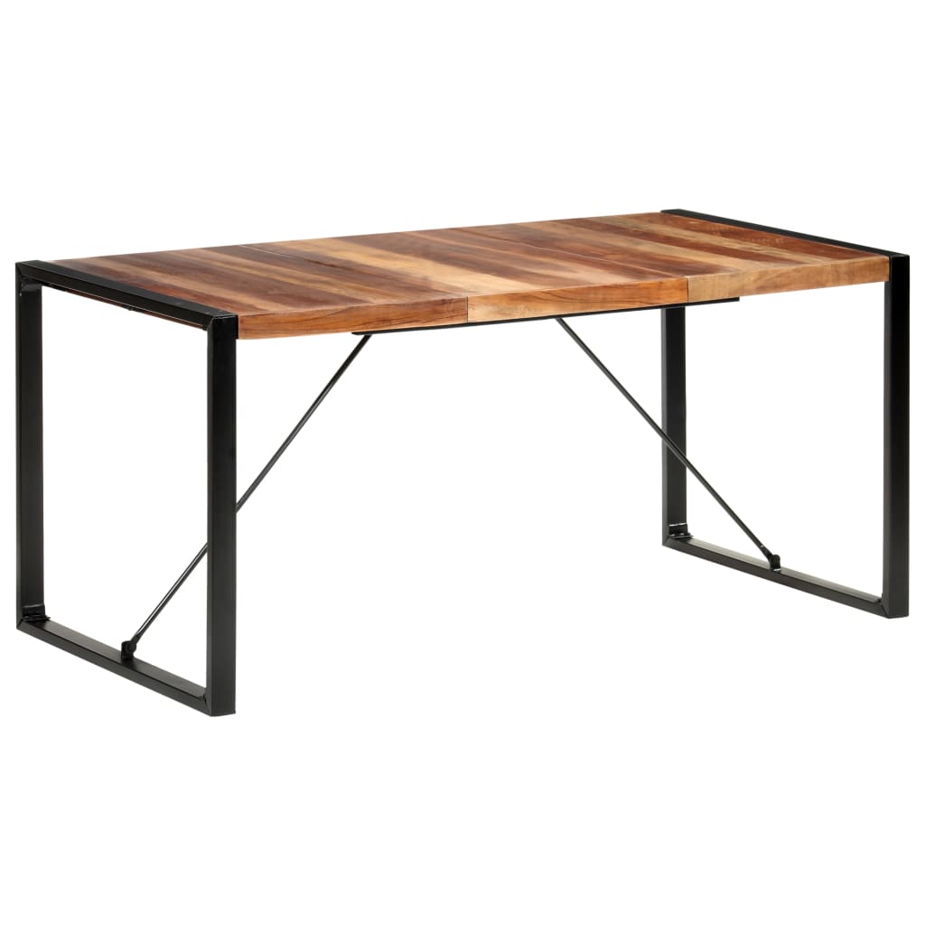Eettafel 160x80x75 cm massief hout is nu te koop bij PeponiXL, paradijselijk wonen!