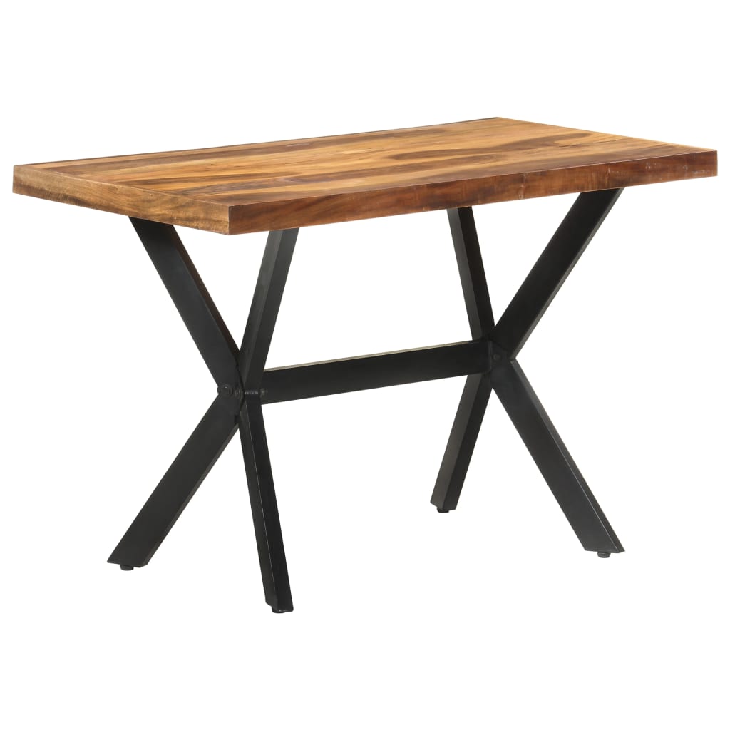 Eettafel 120x60x75 cm massief hout met honingkleurige afwerking is nu te koop bij PeponiXL, paradijselijk wonen!