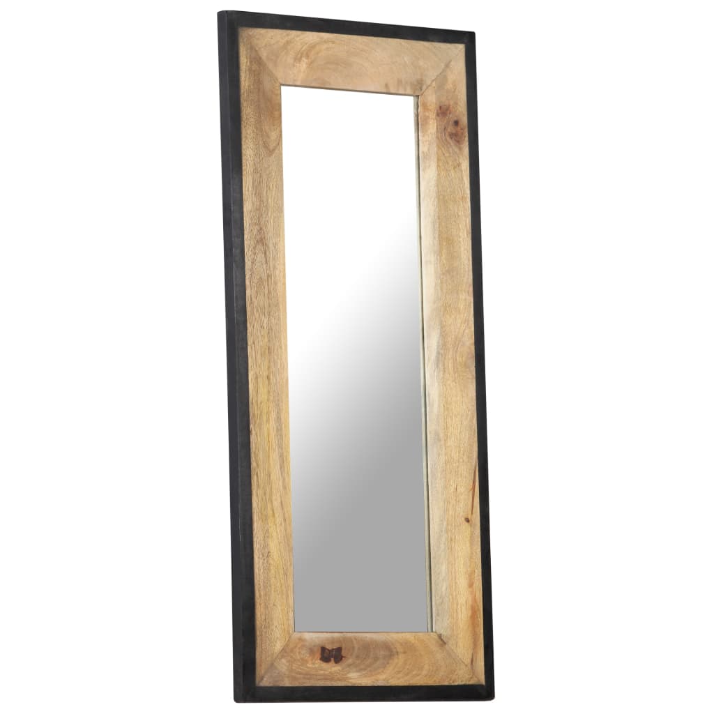 Spiegel 110x50 cm massief mangohout is nu te koop bij PeponiXL, paradijselijk wonen!