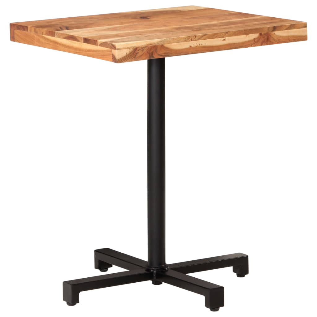 Bistrotafel vierkant 60x60x75 cm massief acaciahout is nu te koop bij PeponiXL, paradijselijk wonen!