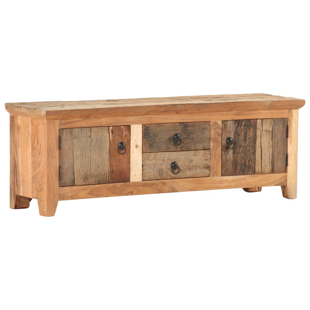 Tv-meubel 120x30x40 cm massief acaciahout en gerecycled hout is nu te koop bij PeponiXL, paradijselijk wonen!