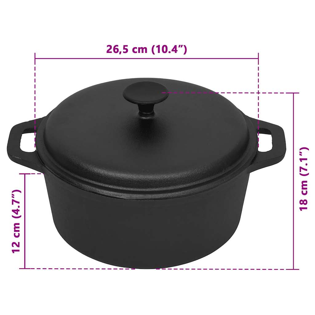 Pan Ø26,5 cm gietijzer is nu te koop bij PeponiXL, paradijselijk wonen!