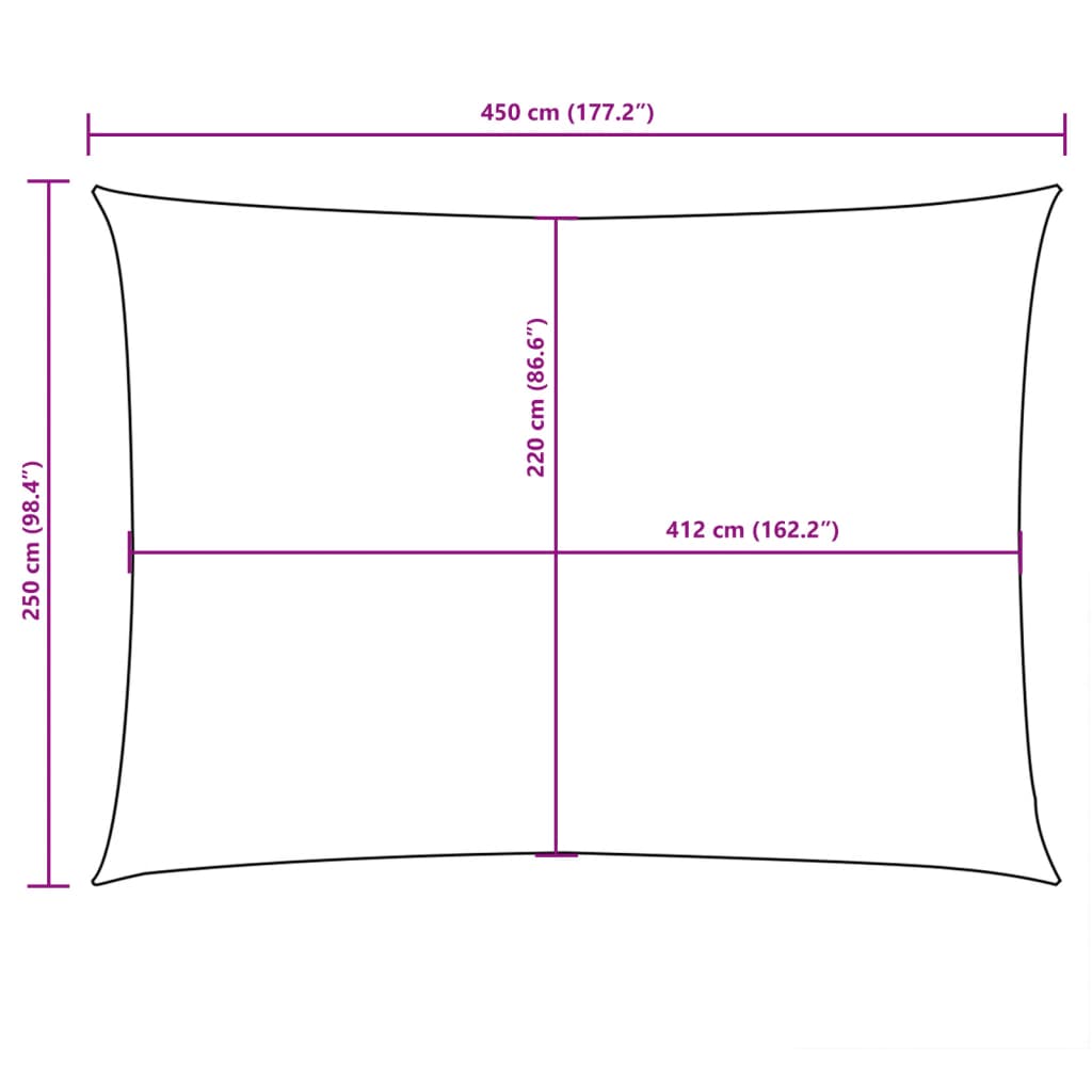 Zonnescherm rechthoekig 2,5x4,5 m oxford stof donkergroen is nu te koop bij PeponiXL, paradijselijk wonen!