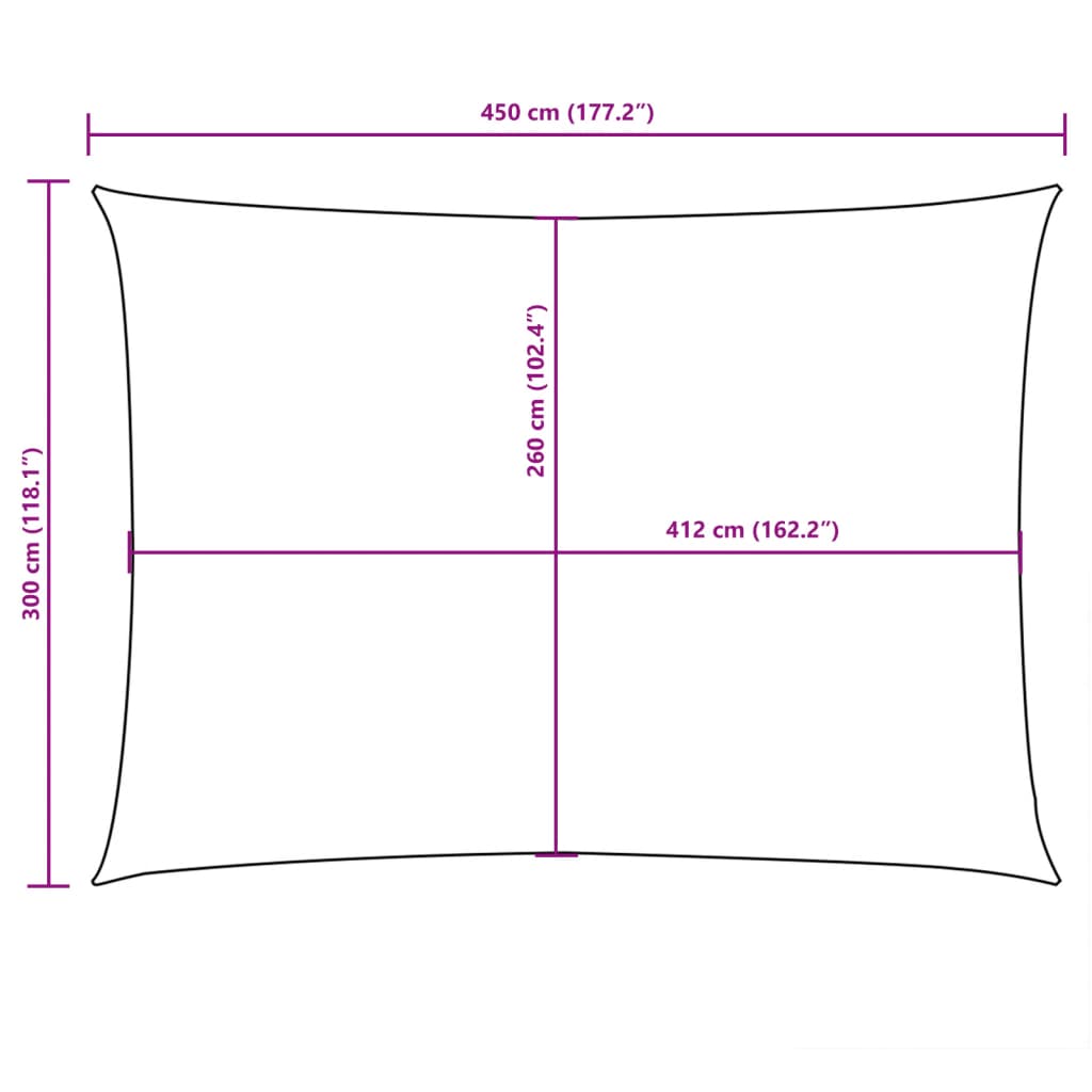 Zonnescherm rechthoekig 3x4,5 m oxford stof donkergroen is nu te koop bij PeponiXL, paradijselijk wonen!