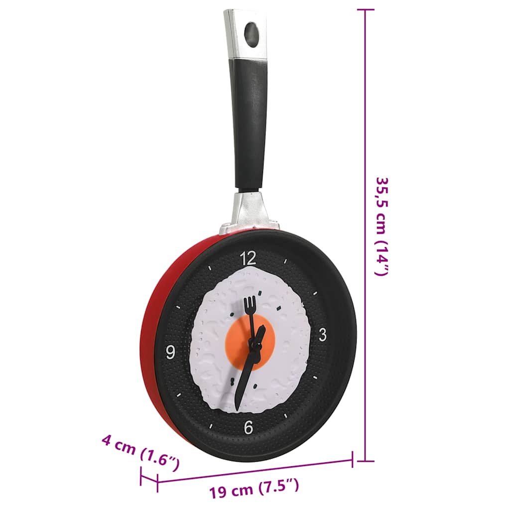 Wandklok ei-in-pan 18,8 cm is nu te koop bij PeponiXL, paradijselijk wonen!