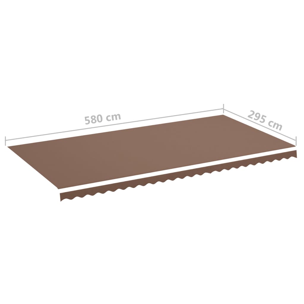Vervangingsdoek voor luifel 6x3 m bruin is nu te koop bij PeponiXL, paradijselijk wonen!