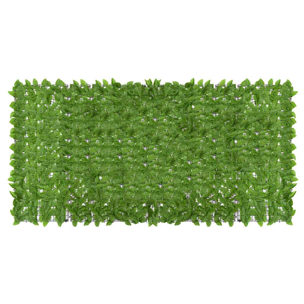 Balkonscherm met groene bladeren 300x150 cm is nu te koop bij PeponiXL, paradijselijk wonen!