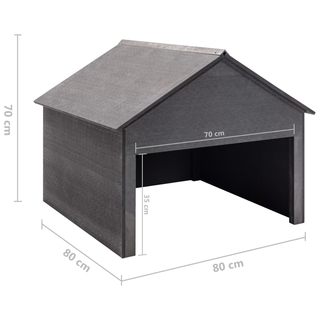Overkapping voor grasmaaier 80x80x70 cm HKC is nu te koop bij PeponiXL, paradijselijk wonen!