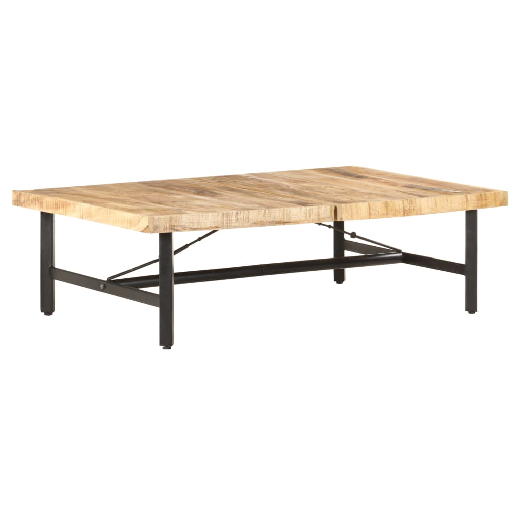 Salontafel 142x90x42 cm massief mangohout is nu te koop bij PeponiXL, paradijselijk wonen!