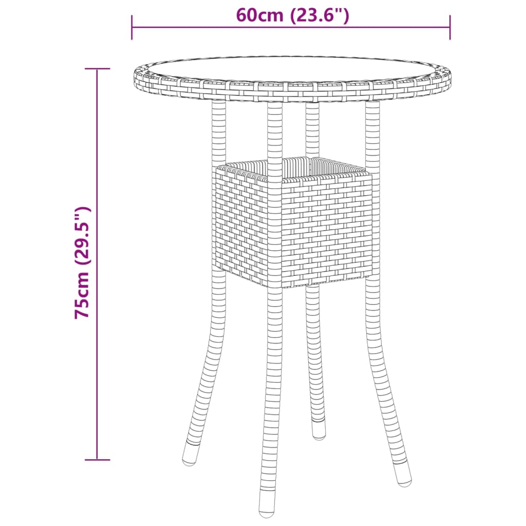 5-delige Loungeset poly rattan zwart is nu te koop bij PeponiXL, paradijselijk wonen!