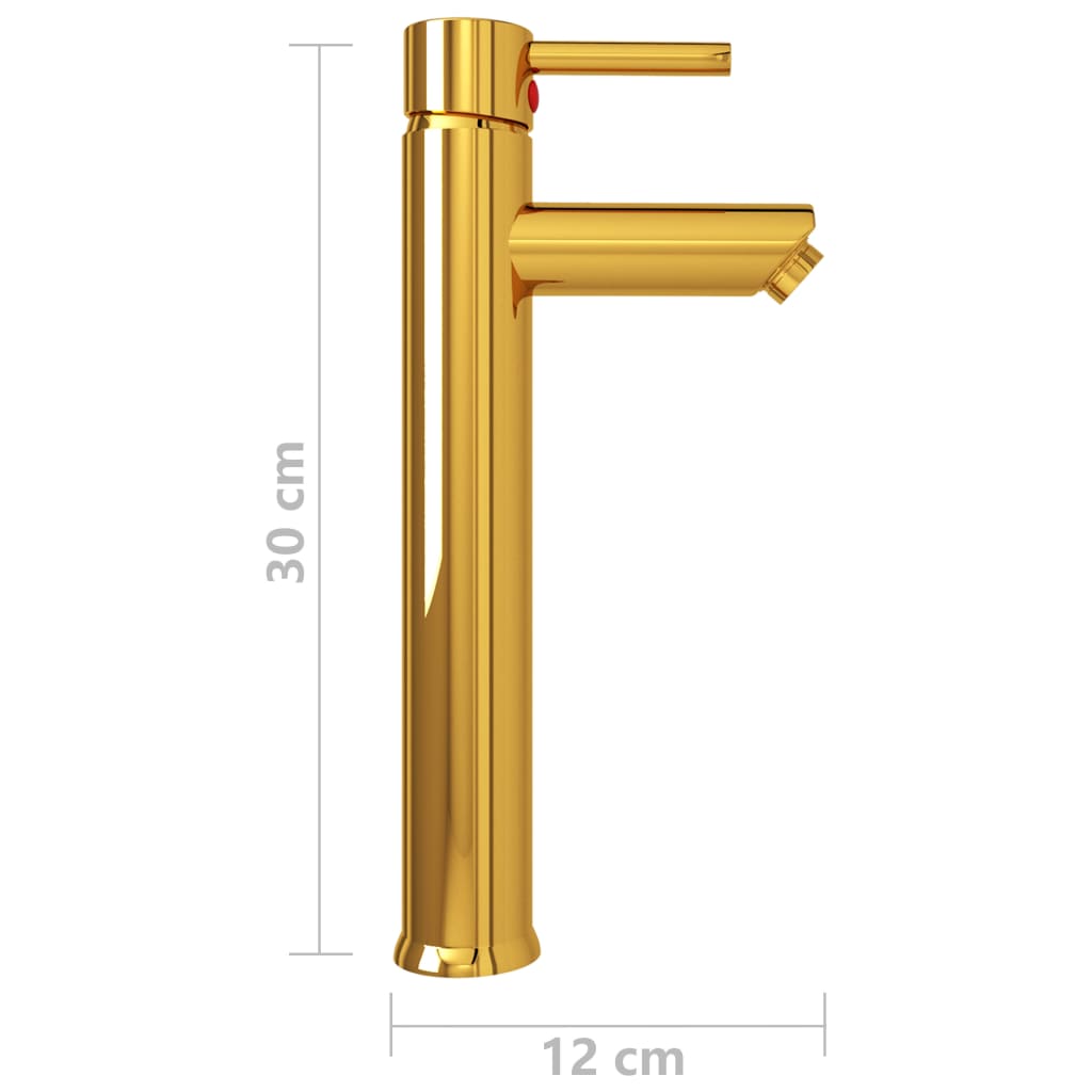 Badkamermengkraan 12x30 cm goudkleurig is nu te koop bij PeponiXL, paradijselijk wonen!
