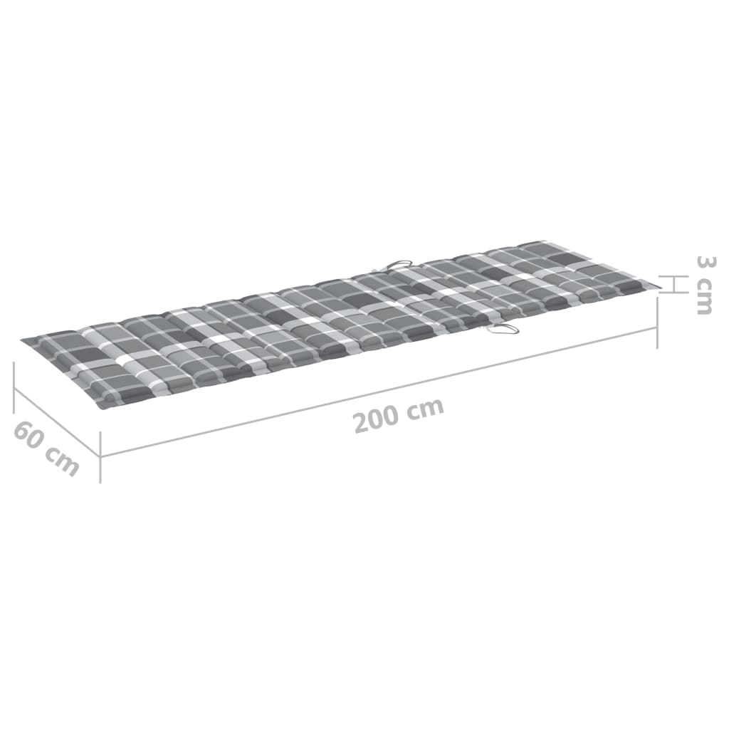 Ligbed met kussen massief acaciahout is nu te koop bij PeponiXL, paradijselijk wonen!