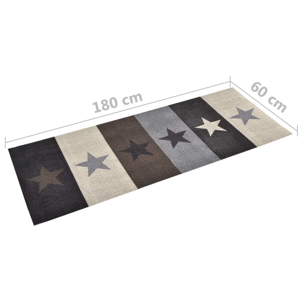 Keukenmat wasbaar Stars 60x180 cm is nu te koop bij PeponiXL, paradijselijk wonen!