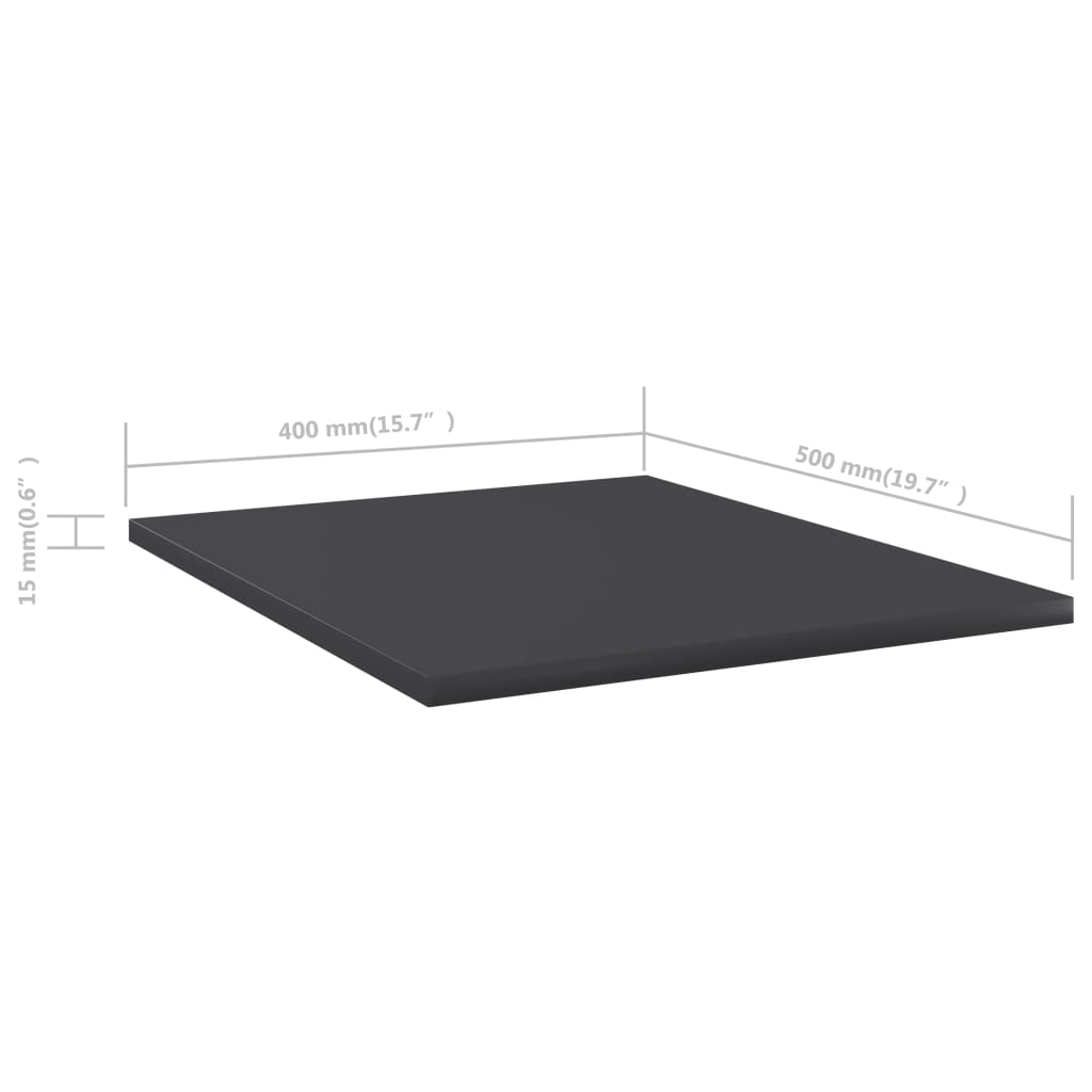 Wandschappen 8 st 40x50x1,5 cm bewerkt hout grijs is nu te koop bij PeponiXL, paradijselijk wonen!