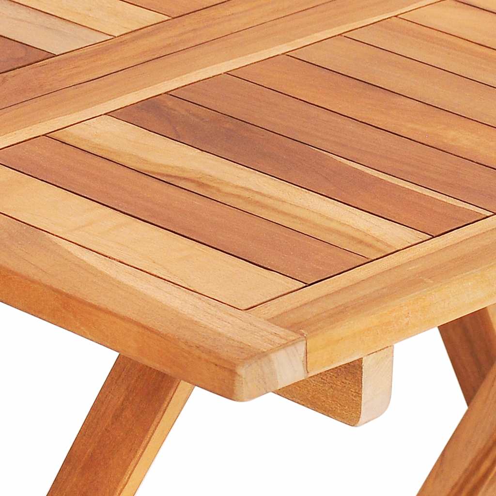 3-delige Bistroset met crèmekleurige kussens massief teakhout is nu te koop bij PeponiXL, paradijselijk wonen!