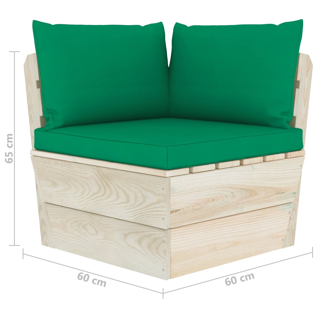 Tuinbank 2-zits met kussens pallet vurenhout is nu te koop bij PeponiXL, paradijselijk wonen!