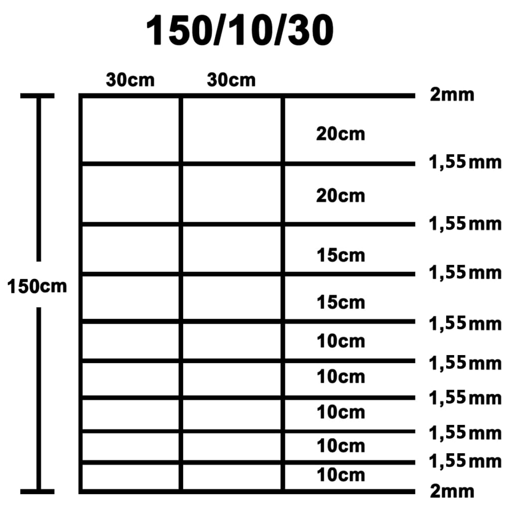 Hek 50x1,5 m gegalvaniseerd staal zilverkleurig is nu te koop bij PeponiXL, paradijselijk wonen!