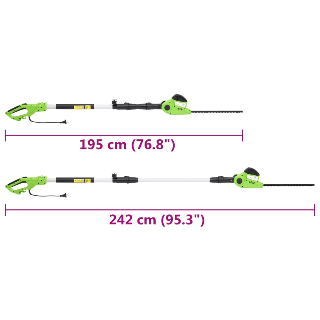 Heggenschaar elektrisch telescopisch 41 cm 550 W is nu te koop bij PeponiXL, paradijselijk wonen!