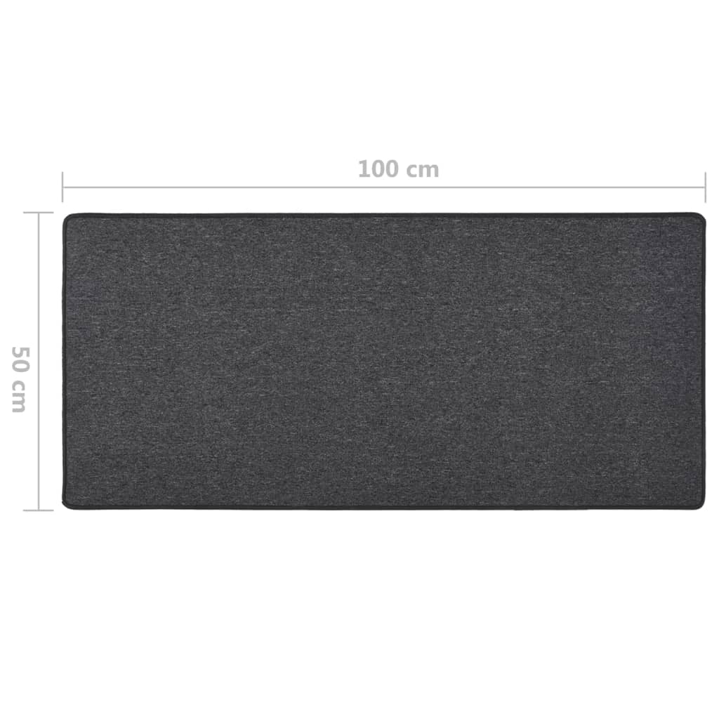 Tapijtloper 50x100 cm antracietkleurig is nu te koop bij PeponiXL, paradijselijk wonen!