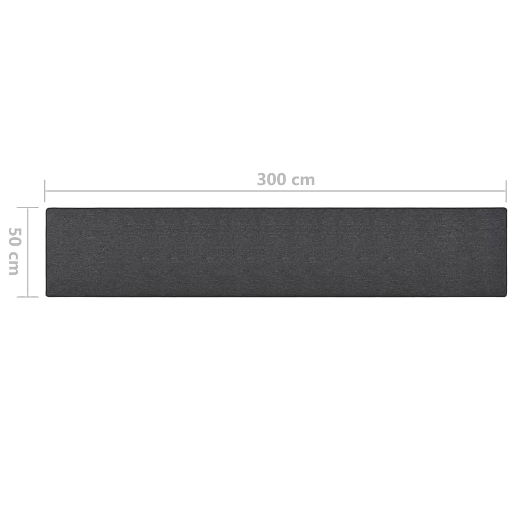 Tapijtloper 50x300 cm antracietkleurig is nu te koop bij PeponiXL, paradijselijk wonen!