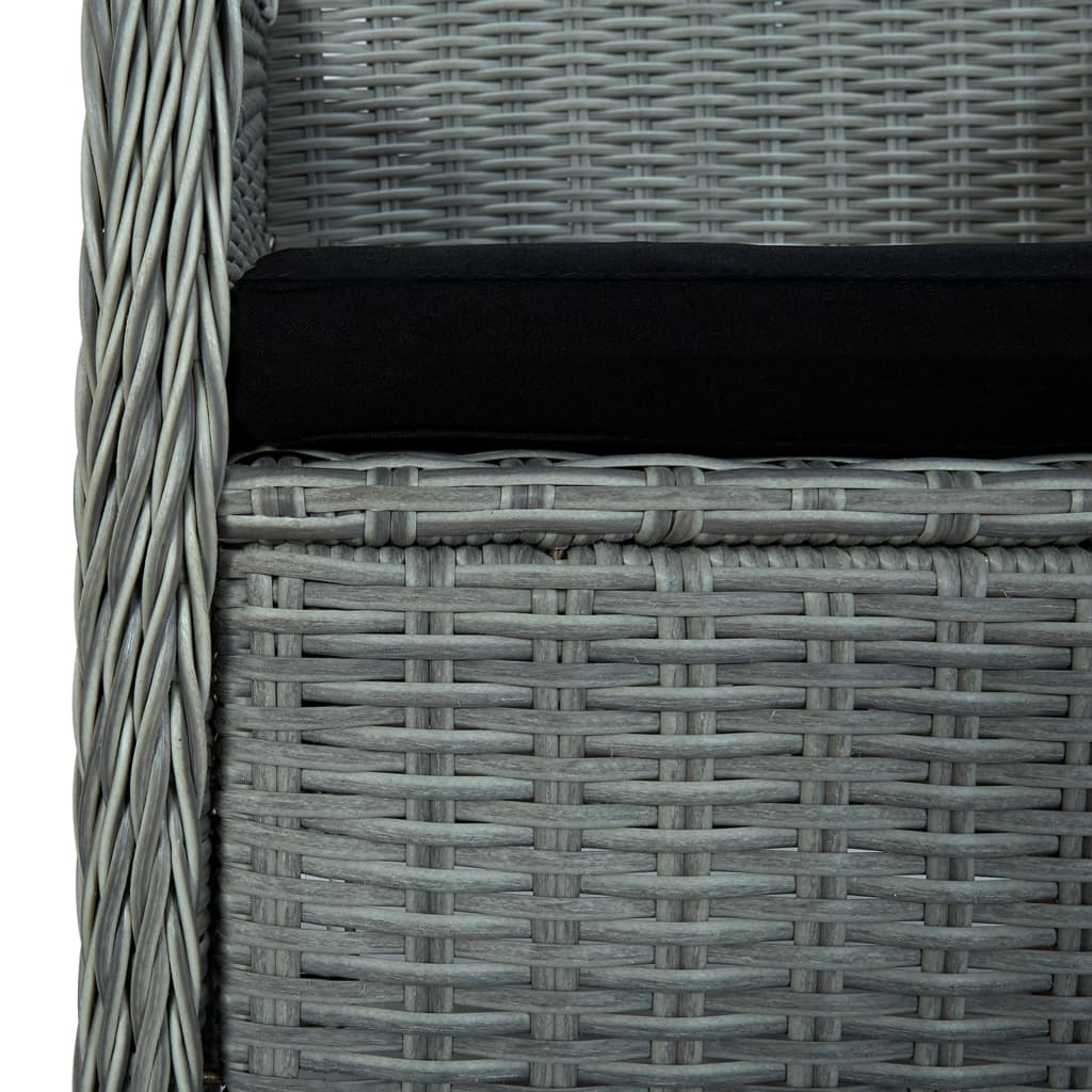 3-delige Tuinset lichtgrijs is nu te koop bij PeponiXL, paradijselijk wonen!