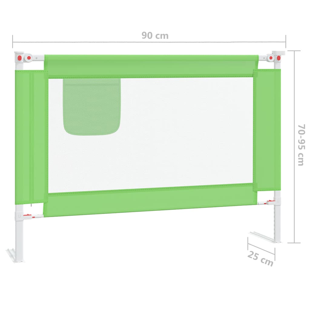 Bedhekje peuter 90x25 cm stof groen is nu te koop bij PeponiXL, paradijselijk wonen!