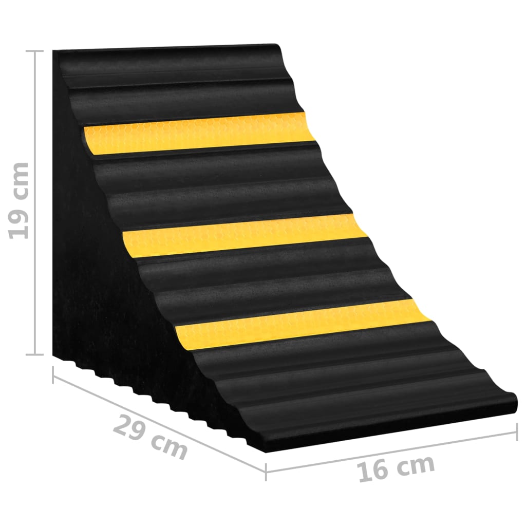 Wielblokken 2 st 29x16x19 cm rubber is nu te koop bij PeponiXL, paradijselijk wonen!