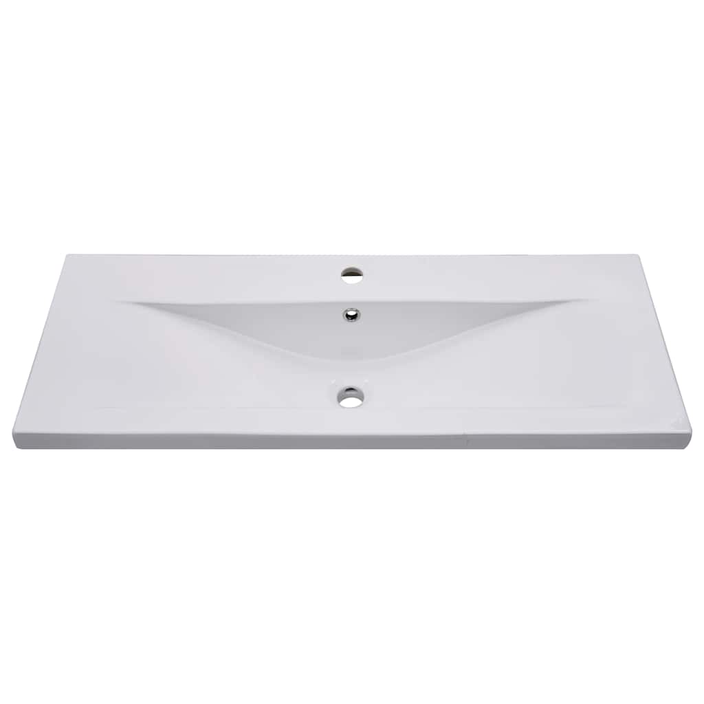 Wastafelkast met ingebouwde wastafel bewerkt hout betongrijs is nu te koop bij PeponiXL, paradijselijk wonen!