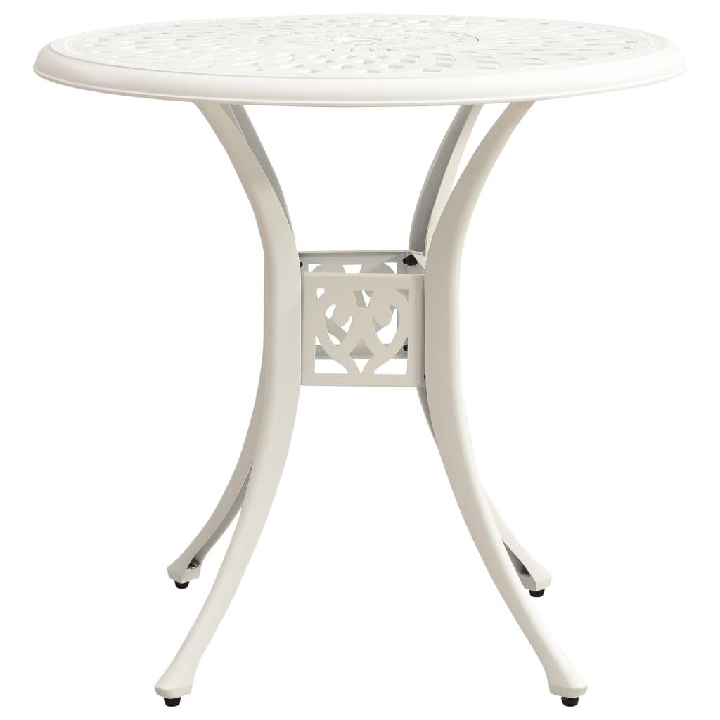 5-delige Bistroset gietaluminium wit is nu te koop bij PeponiXL, paradijselijk wonen!