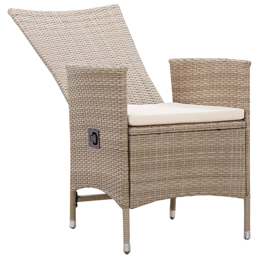 7-delige Tuinset poly rattan beige is nu te koop bij PeponiXL, paradijselijk wonen!