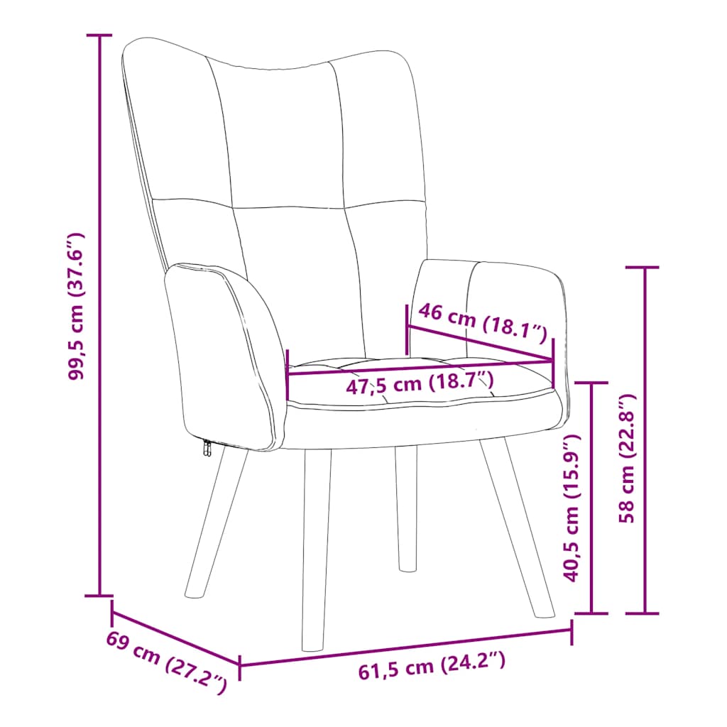 Relaxstoel fluweel wijnrood is nu te koop bij PeponiXL, paradijselijk wonen!