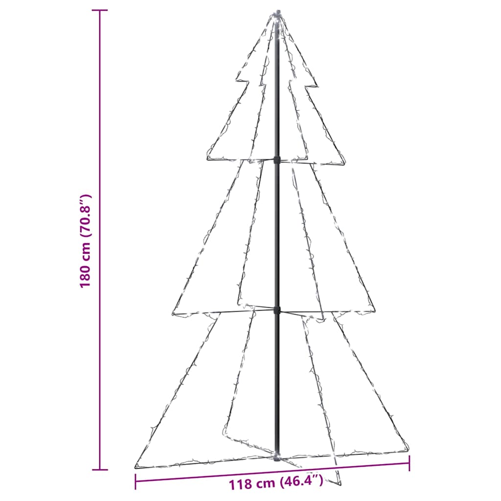 Kegelkerstboom 240 LED's binnen en buiten 118x150 cm is nu te koop bij PeponiXL, paradijselijk wonen!