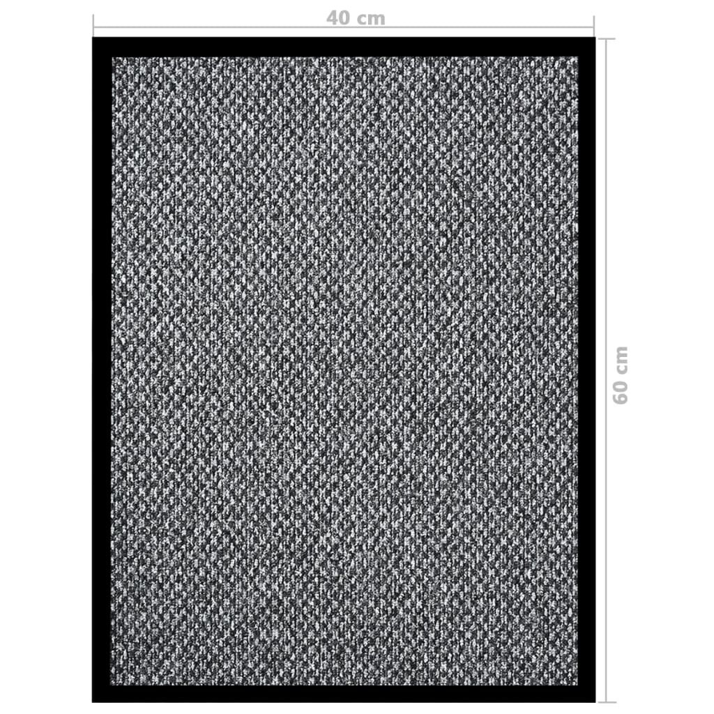 Deurmat 40x60 cm grijs is nu te koop bij PeponiXL, paradijselijk wonen!