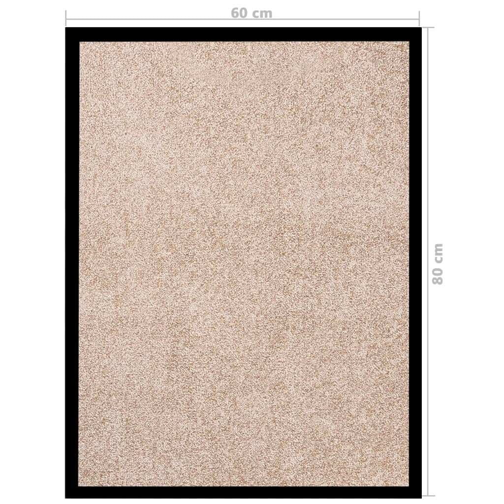 Deurmat 60x80 cm beige is nu te koop bij PeponiXL, paradijselijk wonen!