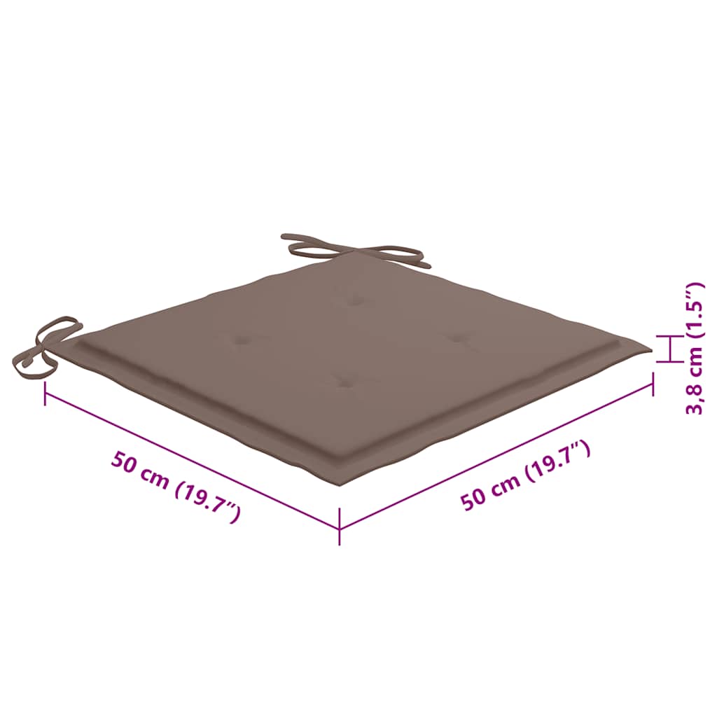 Tuinstoelen 8 st met kussens massief acaciahout grijs is nu te koop bij PeponiXL, paradijselijk wonen!