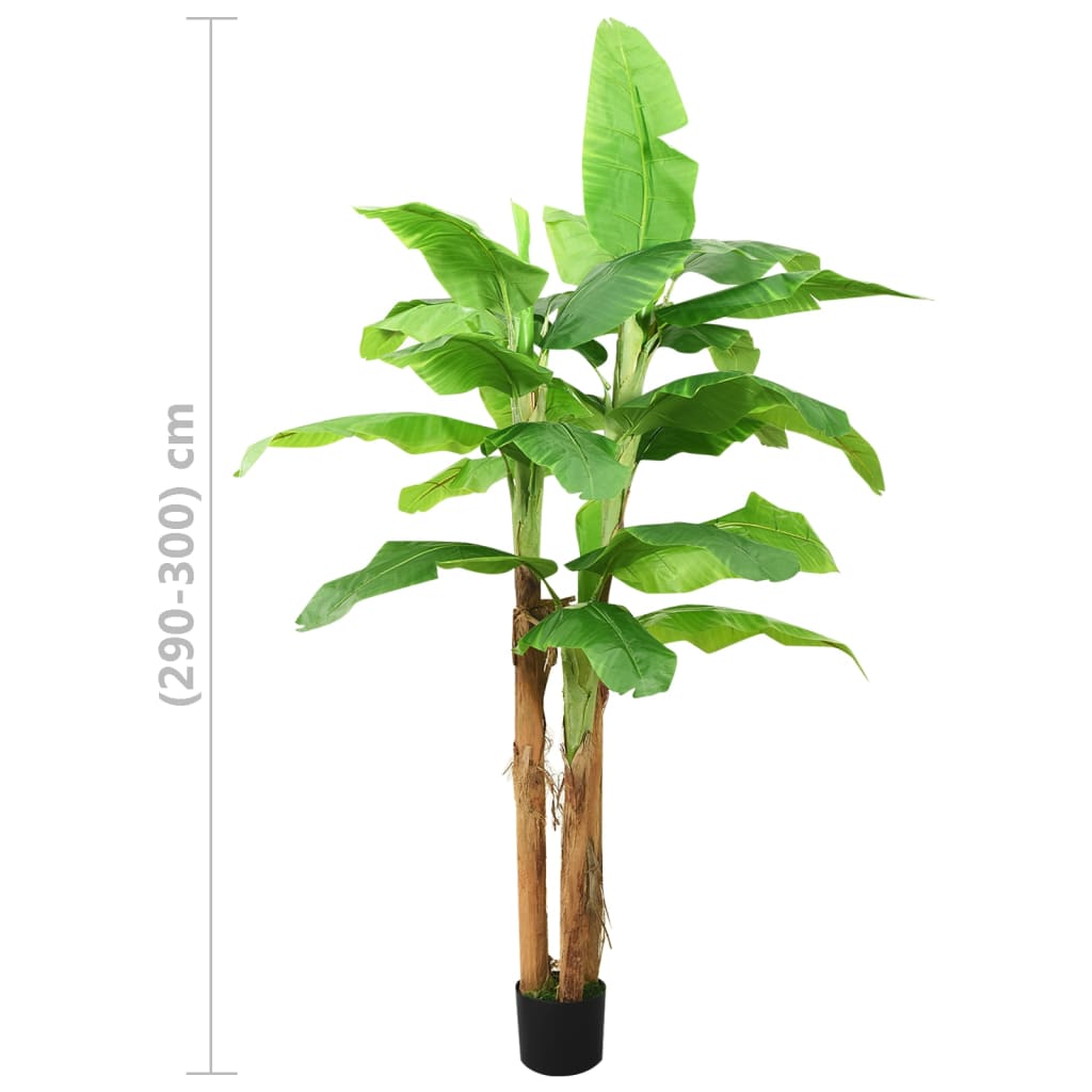Kunstboom met pot banaan 300 cm groen is nu te koop bij PeponiXL, paradijselijk wonen!