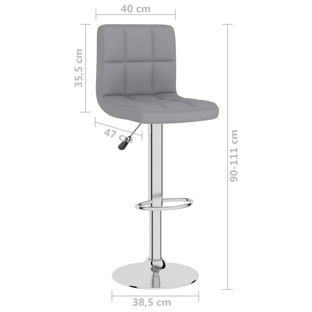 Barkrukken 2 st stof lichtgrijs is nu te koop bij PeponiXL, paradijselijk wonen!