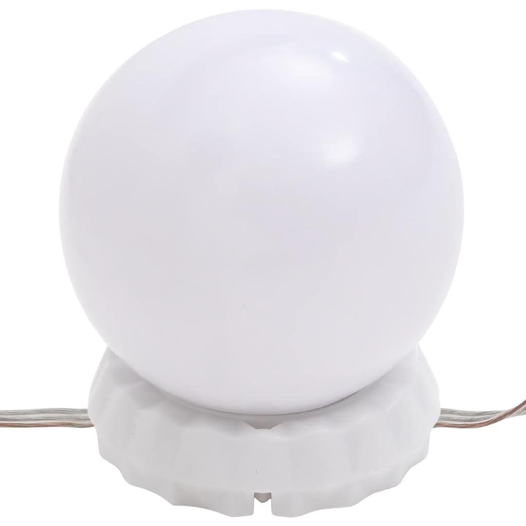 Wandspiegel met LED-lampen vierkant glas is nu te koop bij PeponiXL, paradijselijk wonen!
