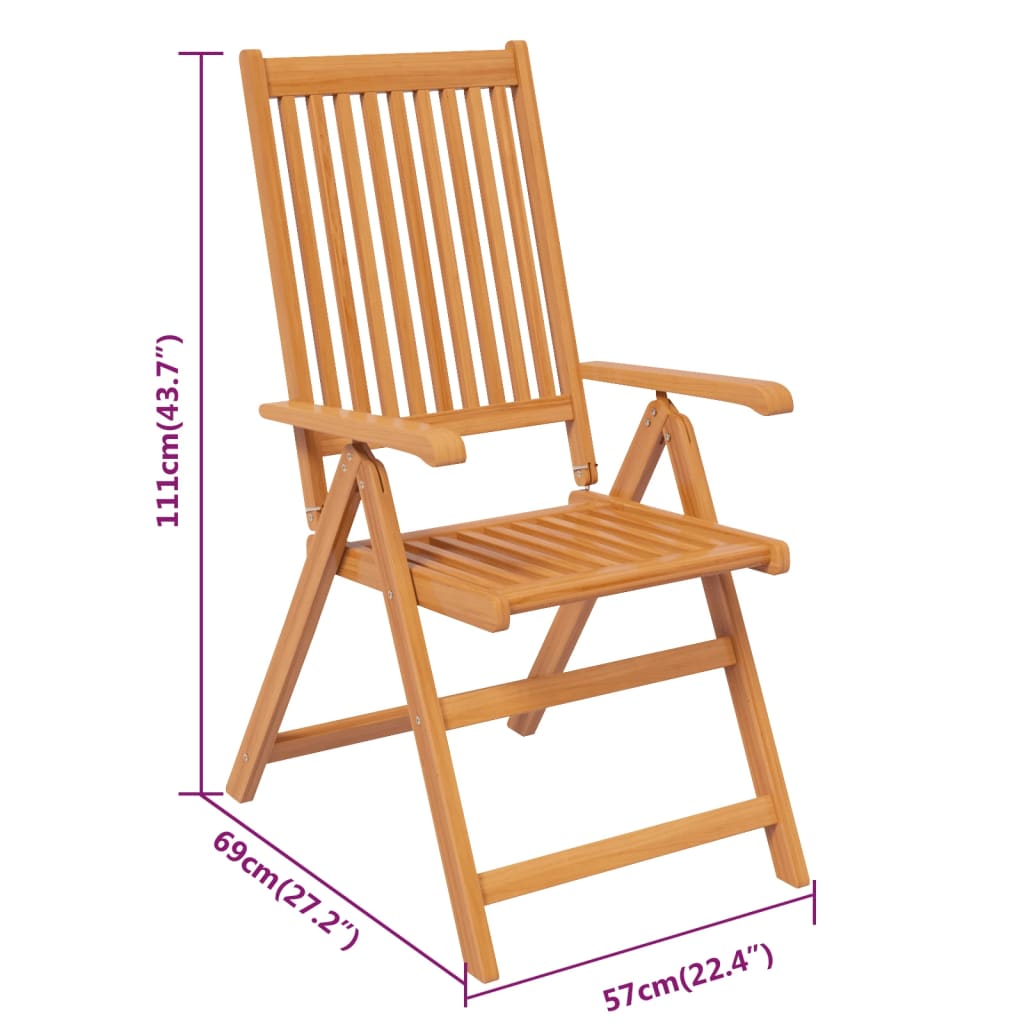 7-delige Tuinset massief acaciahout 120-170 cm is nu te koop bij PeponiXL, paradijselijk wonen!