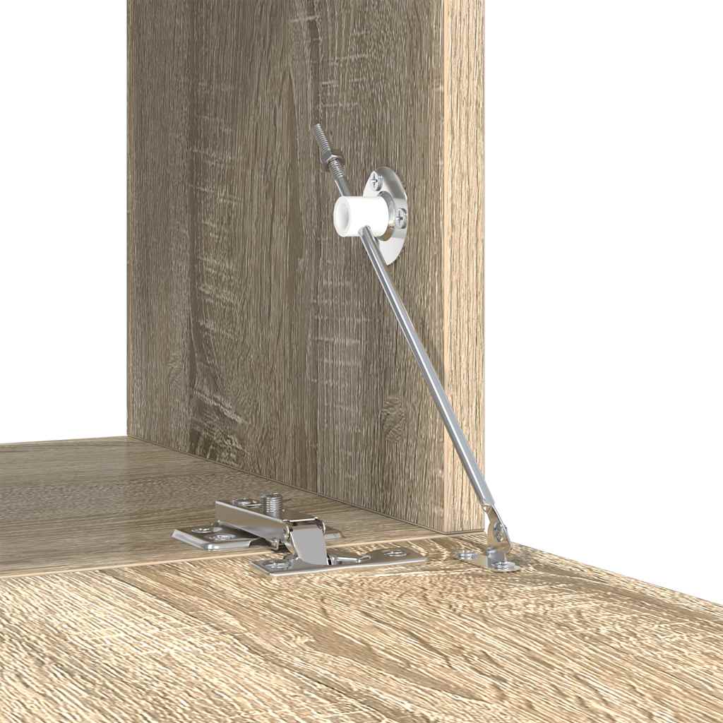 10-delige Tv-meubelset bewerkt hout sonoma eikenkleurig is nu te koop bij PeponiXL, paradijselijk wonen!