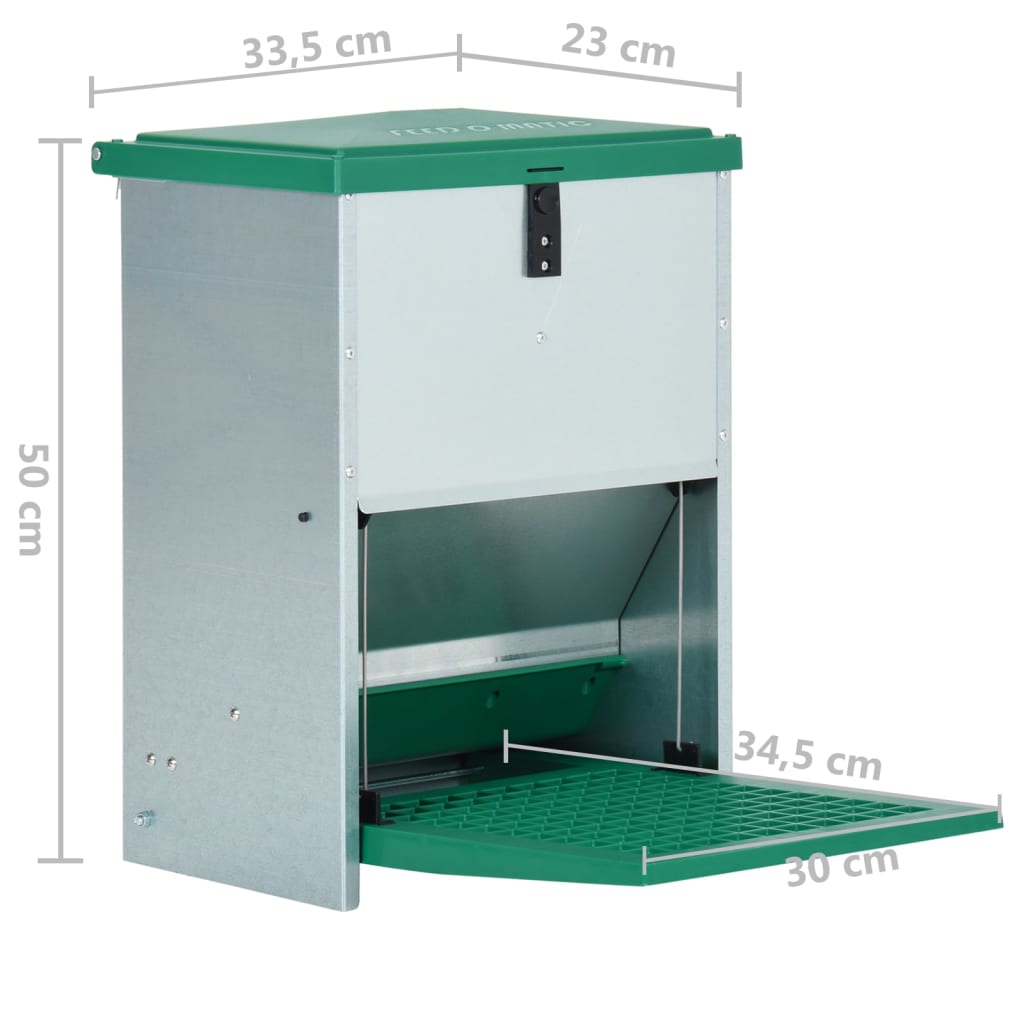 Pluimveevoerbak automatisch met pedaal 12 kg is nu te koop bij PeponiXL, paradijselijk wonen!