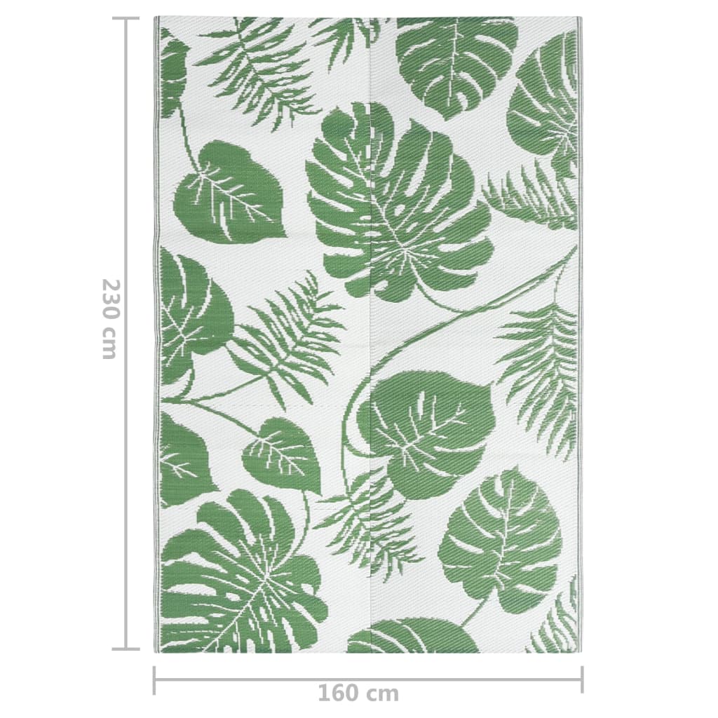 Buitenkleed ARAKIL 160x230 cm polypropeen groen is nu te koop bij PeponiXL, paradijselijk wonen!